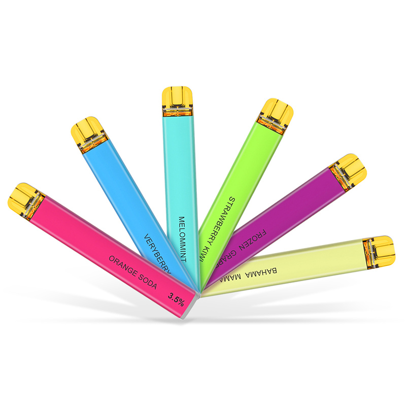 ផ្គត់ផ្គង់ពីរោងចក្រ E-cigarettes 800 Puffs 500mAh 3.5ml Eliquid Prefilled Disposable Vape Pen (3)